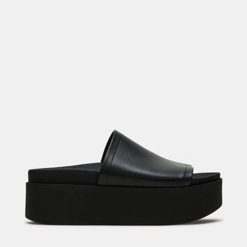 Arvinn Leather Platform Slides