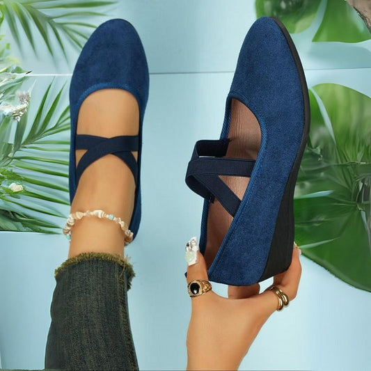 Women’s Elegant Wedge Slip-On Comfort Shoes
