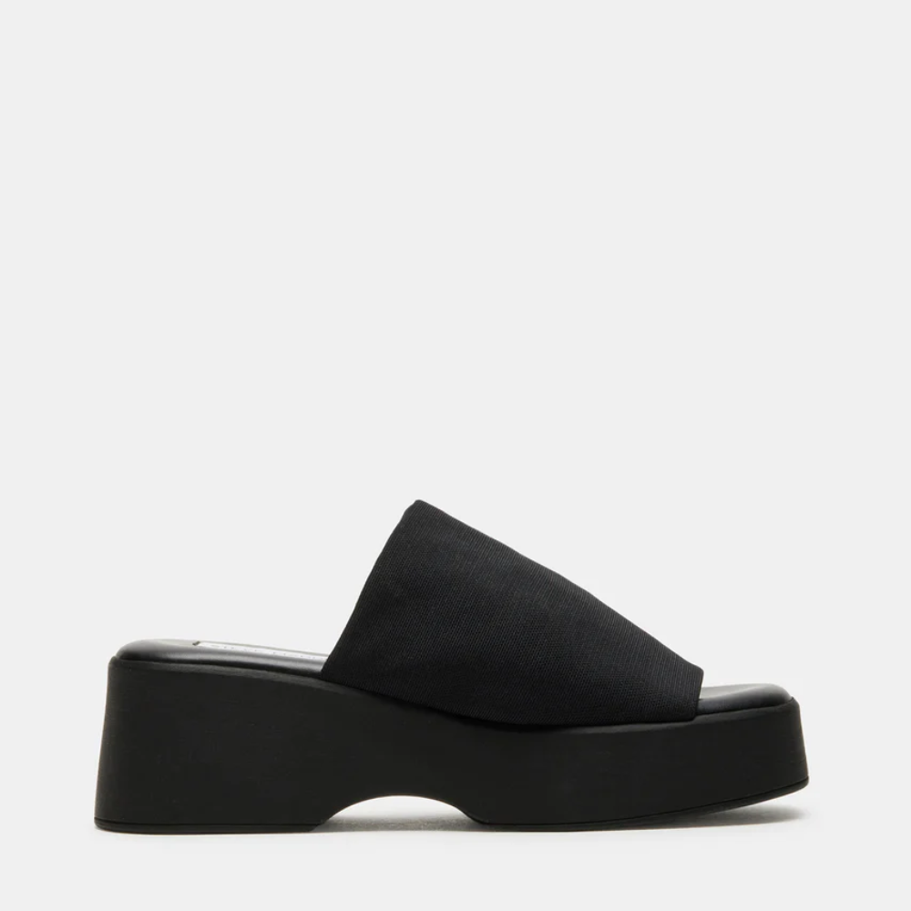 Arvinn Leather Platform Slides