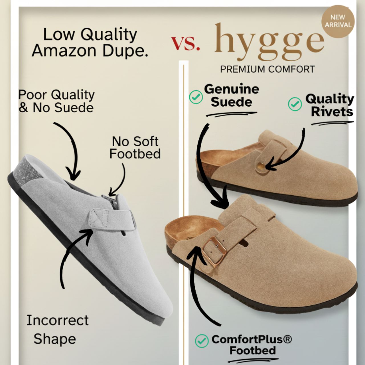 Genuine Suede Clogs by Hygge