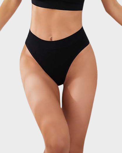 Comfort Seamless Sport Thong Panties (9 Pack)