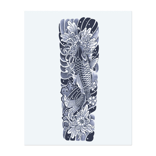 Koi and Blossoms