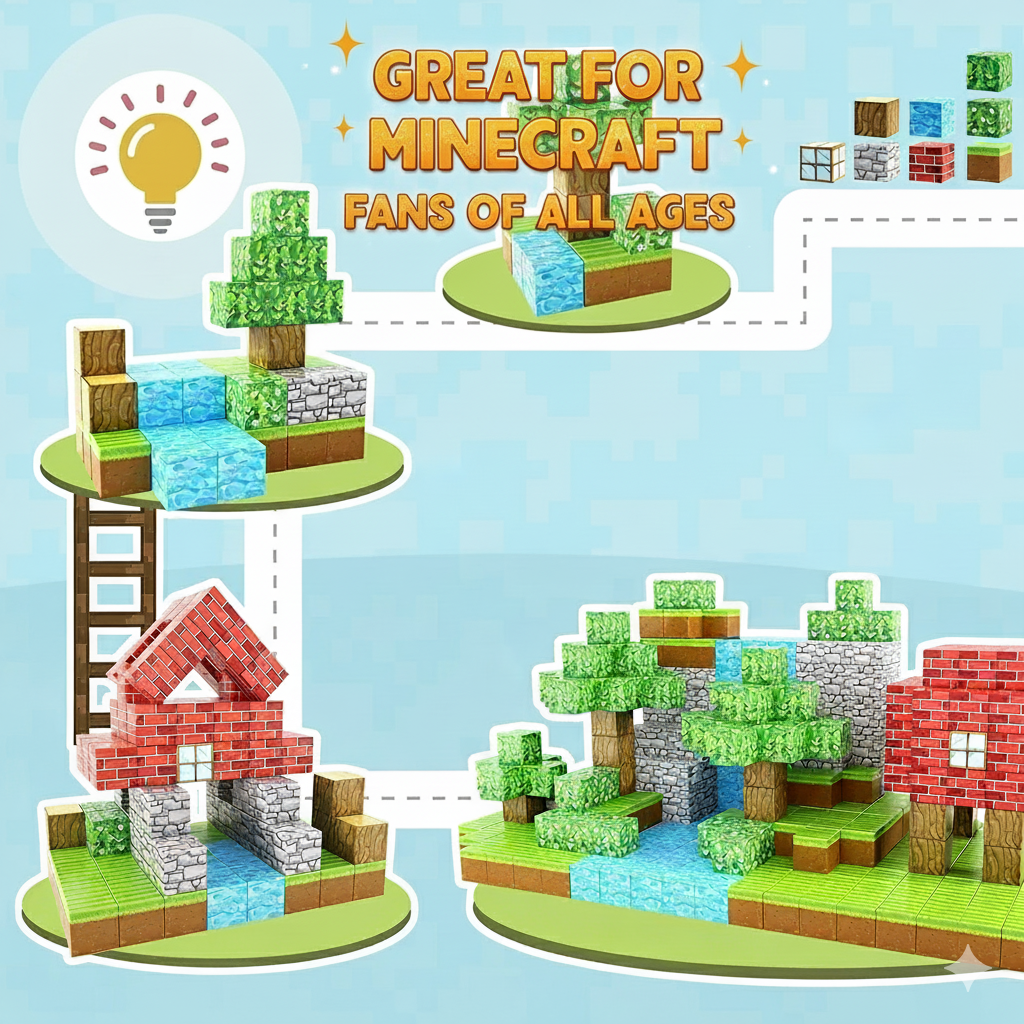 SmartBrix™ STEM Learning Magnetic Building Blocks