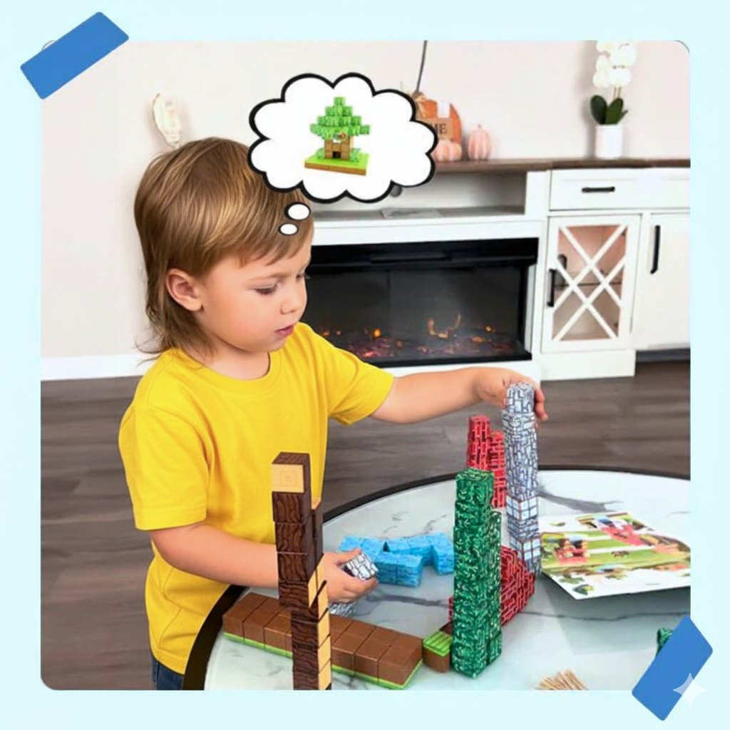 SmartBrix™ STEM Learning Magnetic Building Blocks