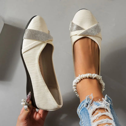 Women’s Lightweight Rhinestone Wedge Shoes