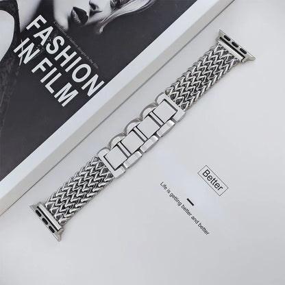 Braided Stainless Steel Strap For Apple Watch Series