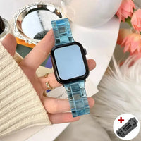 Transparent blue