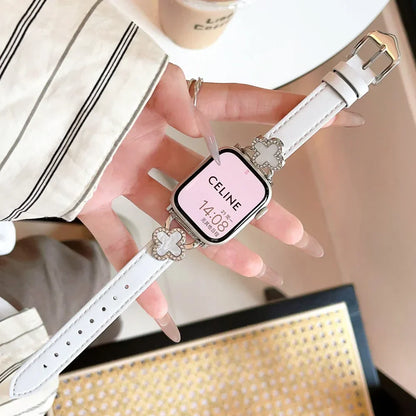 Metal Leather Strap for Apple Watch