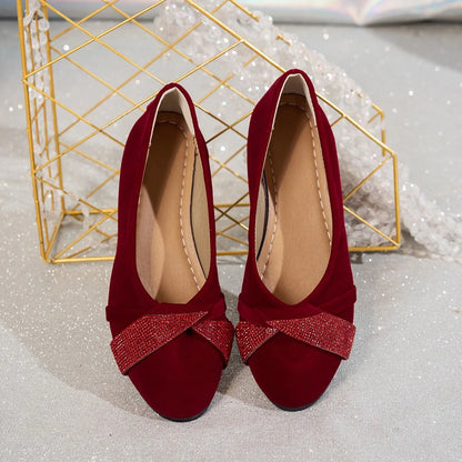 Women’s Lightweight Rhinestone Wedge Shoes