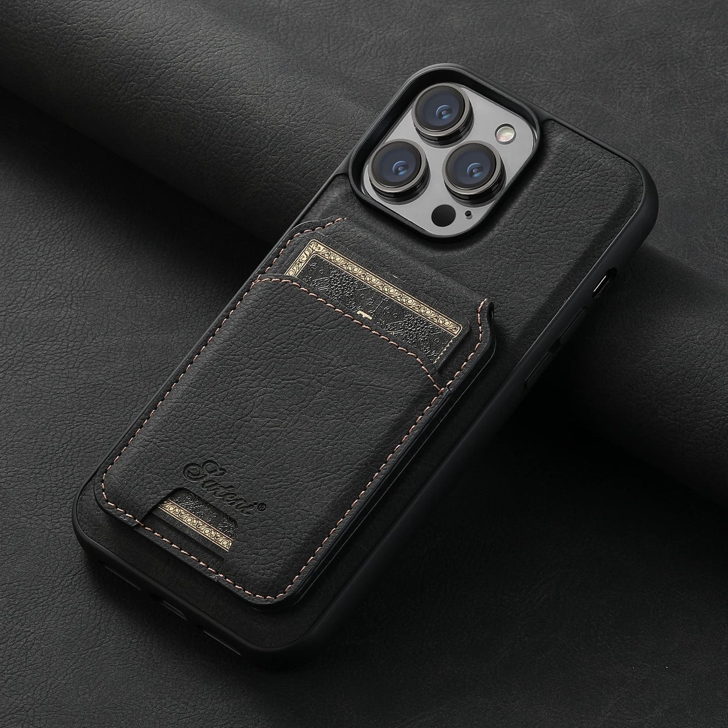 Leather Magnetic Case with Wallet For iPhone Series