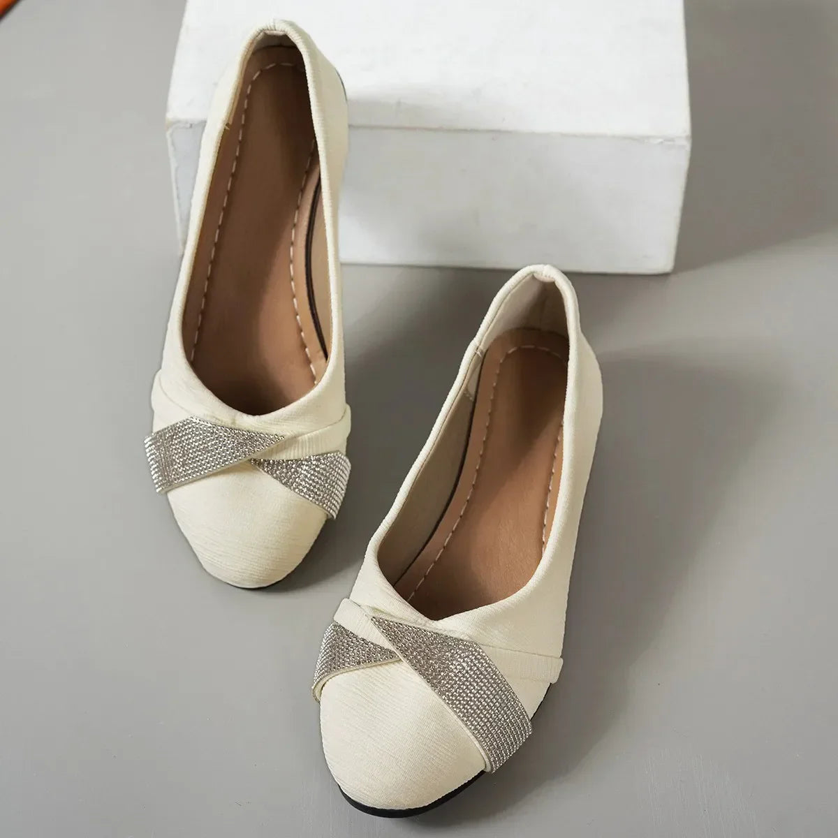 Women’s Lightweight Rhinestone Wedge Shoes