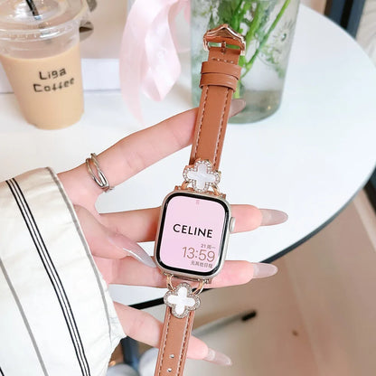 Metal Leather Strap for Apple Watch