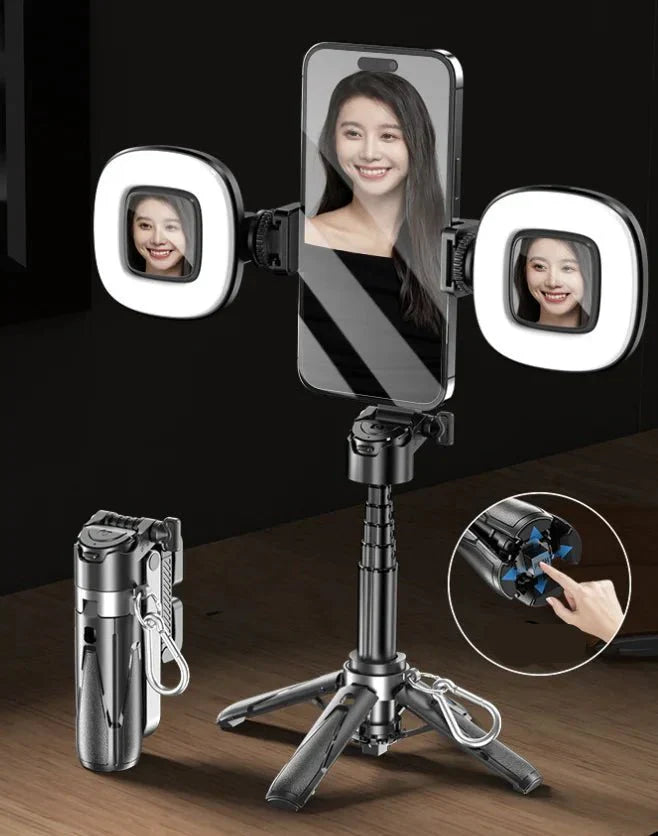 All-in-One Photovlog Mobile Camera for iPhone with Bluetooth Remote
