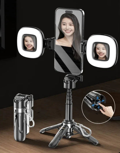 All-in-One Photovlog Mobile Camera for iPhone with Bluetooth Remote