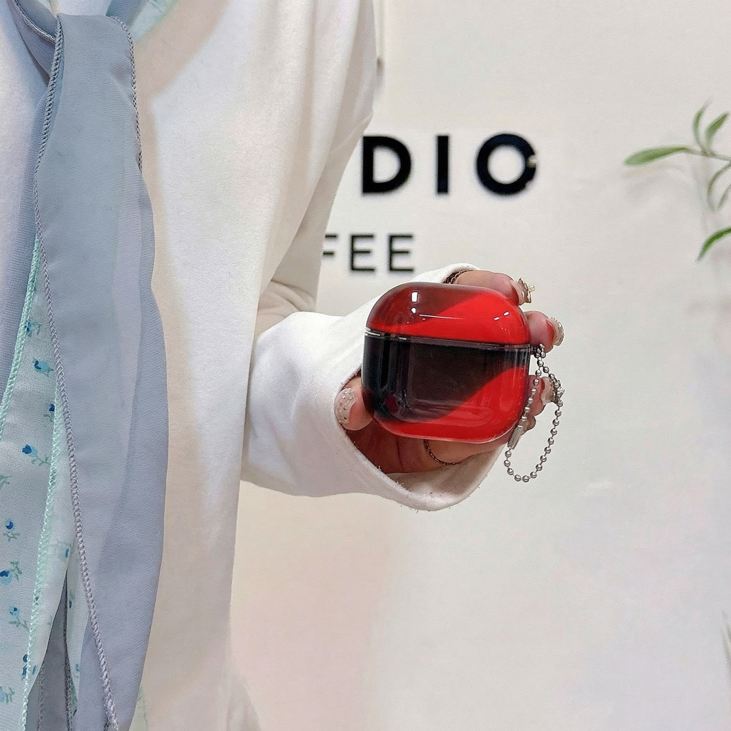 NØIR RED AIRPOD CASE