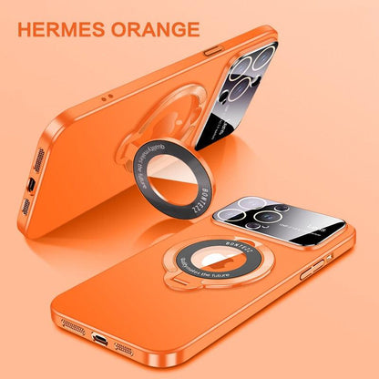 Large Window Folding Stand Holder Magsafe Case for iPhone