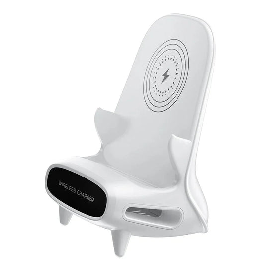 Magnetic Wireless Charger Stand Holder - 15W Desktop Dock Mount