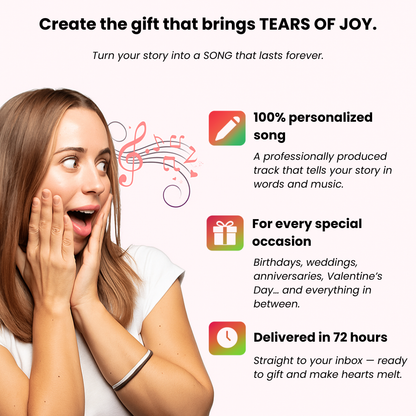 Your story in a song – Emotions guaranteed